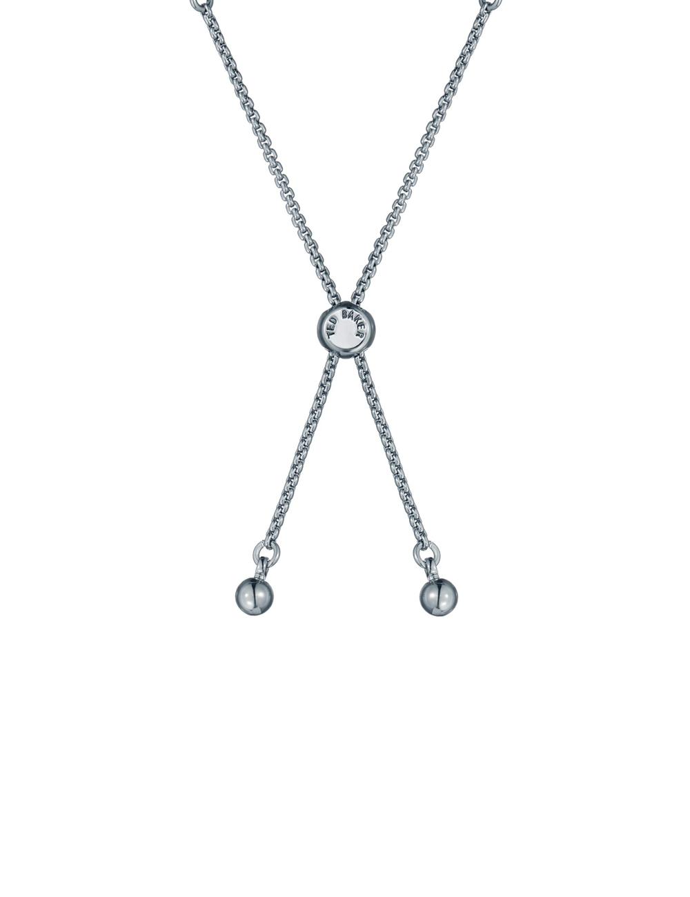 Silver Ted Baker ISABELA - Baguette Crystal Adjustable Women Bracelets | Ireland  0793-CYQAU