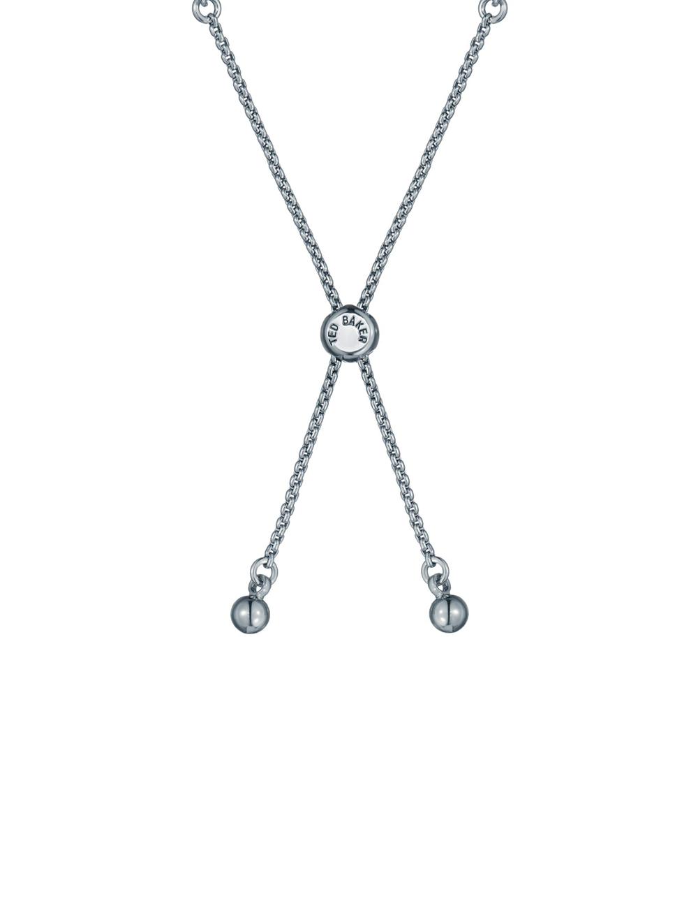 Silver Ted Baker ISELA - Baguette Crystal Slider Tennis Women Bracelets | Ireland  0482-VWQUZ