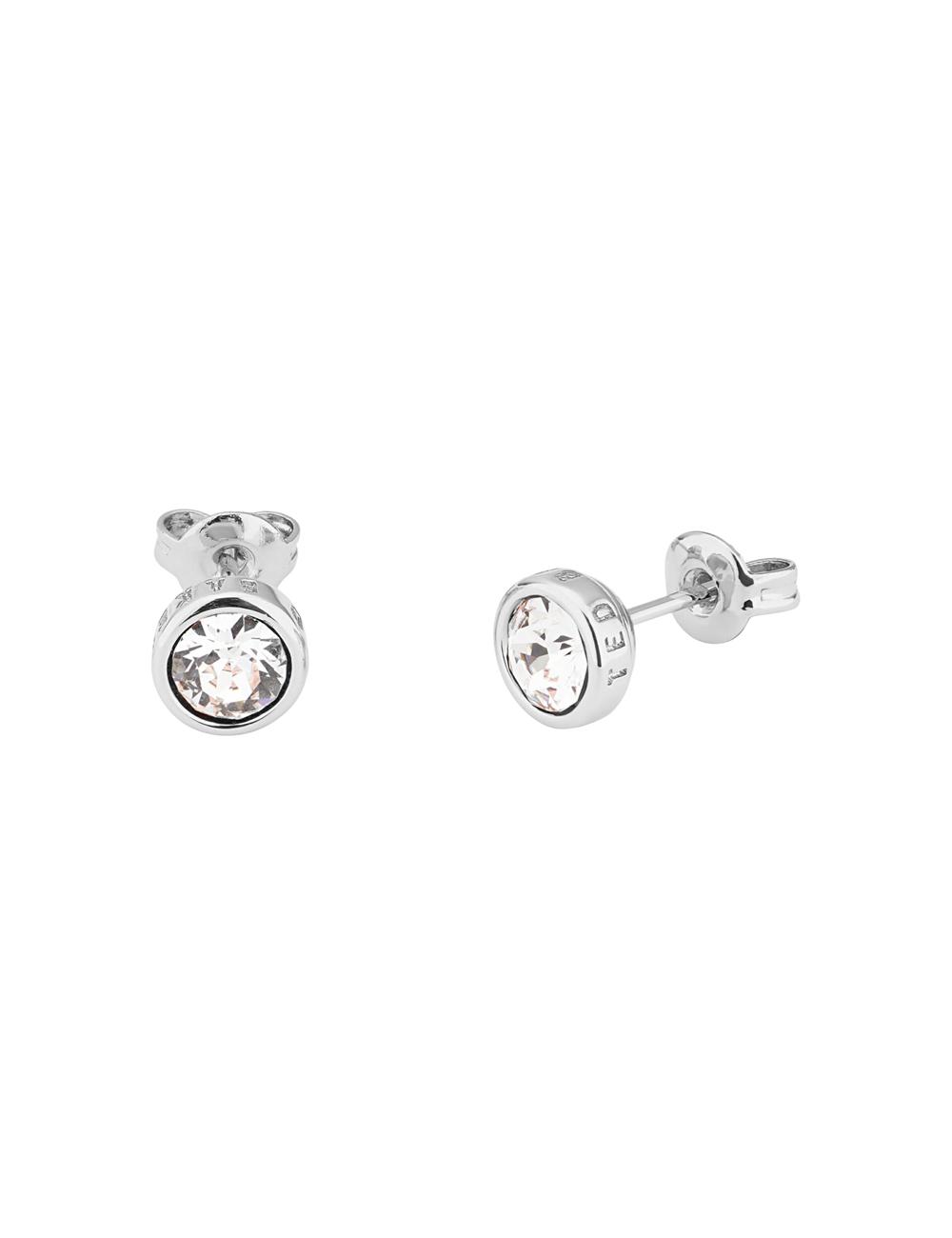 Silver Ted Baker SINAA - Solitaire Crystal Stud Women Earrings | Ireland  3576-AZXRQ