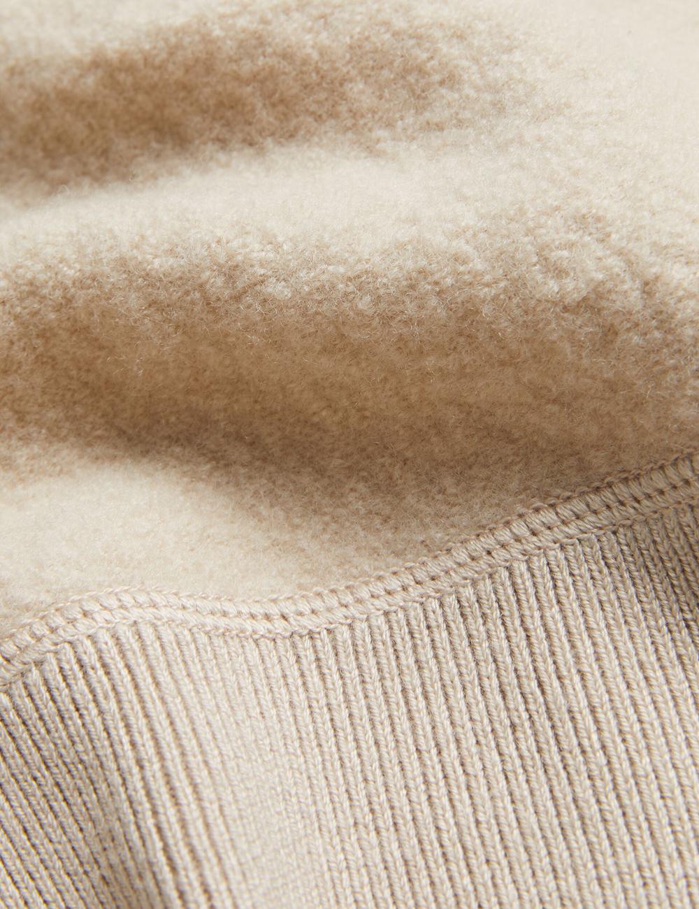 Taupe Ted Baker OLMSTE - Boucle Wool Blend Crew Neck Men Jumpers | Ireland  7562-TQJDZ